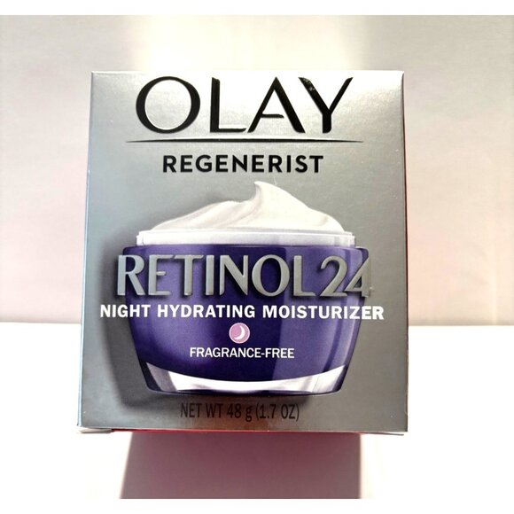 Olay Regenerist Retinol 24 Night‎ Moisturizer with 1 Week of Whip Moisturizer - Picture 2 of 7